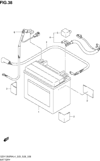 Battery (Gsx1300ral4 E28)