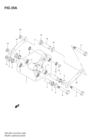 Rear Cushion Lever (Model K2/K3)