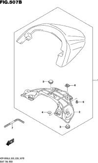 Seat Tail Box (Vzr1800bzl8 E03) (Jba)