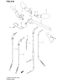 Handle Bar (Sv650sx/Sy/Sk1/Sk2)