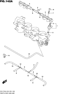 Throttle Body Hose/Joint (Gsx-S750l8 E03)