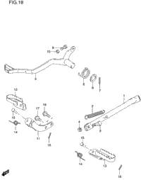 Prop Stand - Brake Pedal