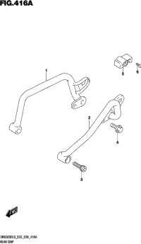 Rear Grip (Dr650sel9 E03)