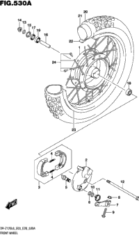 Front Wheel (Dr-Z125l8 E28)