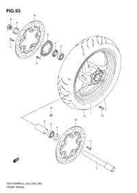 Front Wheel (Gsx1300ral3 E33)