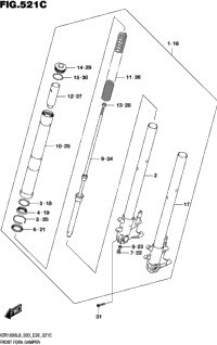 Front Fork Damper (Vzr1800bzl8 E28)