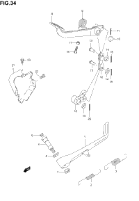 Prop Stand - Rear Brake