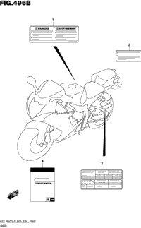 Label (Gsx-R600l5 E28)