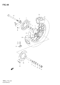 Rear Wheel (Rm85)