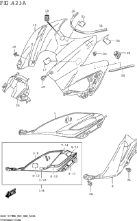 Fuel Tank Cover (Gsx-S750,Gsx-S750a)
