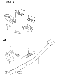 Stand - Footrest (Model P/R/S)