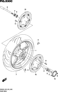 Front Wheel (Sv650al9 E28)