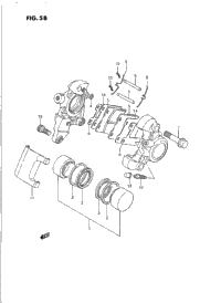 Rear Caliper (Model H/J/L/M/N)