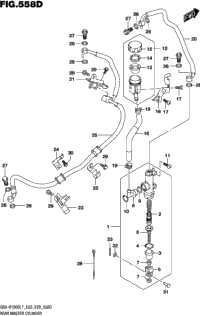 Rear Master Cylinder (Gsx-R1000al7 E03)