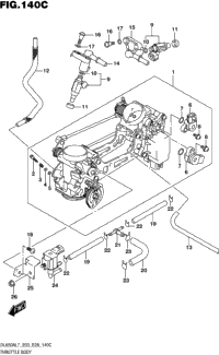 Throttle Body (Dl650al7 E33)