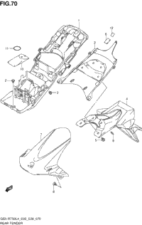 Rear Fender (Gsx-R750l4 E33)