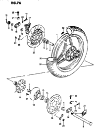 Rear Wheel (Model D)