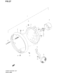 Headlamp (Sv650x/Y/K1/K2)