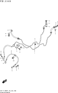 Front Brake Hose (Gsx-R1000ra,Gsx-R1000rza)