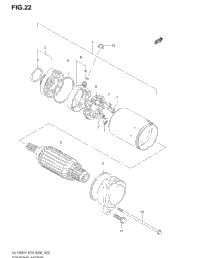 Starting Motor (Model W/X/Y/K1/K2)