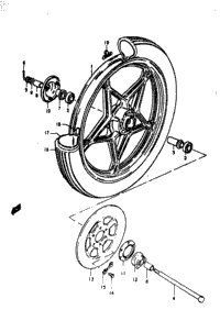 Front Wheel (Gs560ec