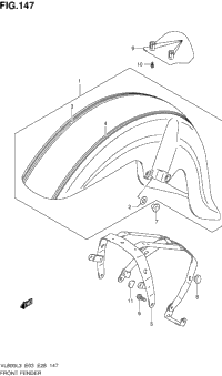 Front Fender (Vl800cl3 E33)