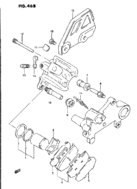 Rear Caliper (Model R/S/T)