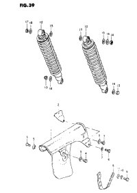 Rear Fender - Shock Absorber