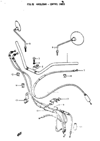 Handlebar - Control Cable