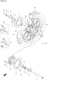 Rear Wheel (Model L/M/N/P/R/S)