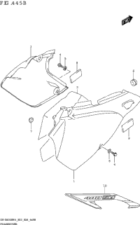 Frame Cover (Dr-Z400sm:E33)