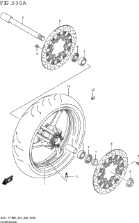 Front Wheel (Gsx-R750z)