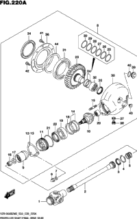 Propeller Shaft/Final Drive Gear