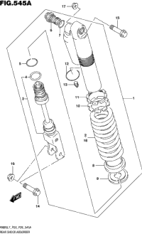 Rear Shock Absorber (Rm85l7 P03)