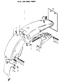 Rear Fender (Ts250k)
