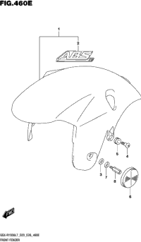 Front Fender (Gsx-R1000al7 E03) (Ykv)
