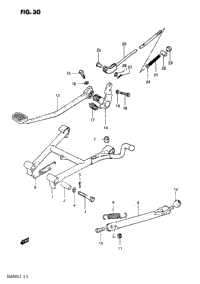 Stand - Rear Brake