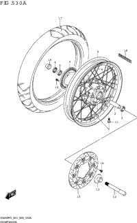 Front Wheel (Dl650xa)