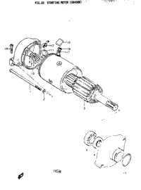Starting Motor (Gs400b)