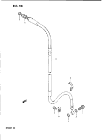 Front Brake Hose (Model K/L/M)