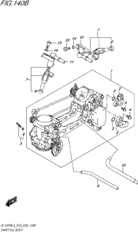 Throttle Body (Dl1000al5 E28)
