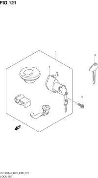 Lock Set (Vl1500l4 E28)