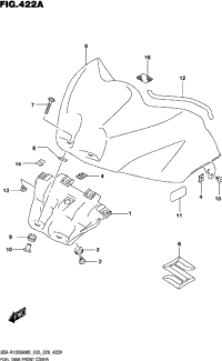 Fuel Tank Front Cover (Gsx-R1000a)