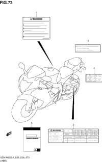 Label (Gsx-R600l4 E03)