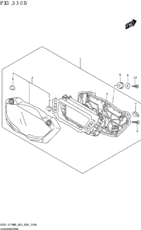 Speedometer (Gsx-S750a,Gsx-S750za:E03,E33)