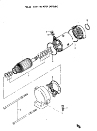 Starting Motor (Mitsuba)