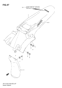 Rear Fender (Dr-Z125l E28)