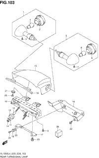 Rear Turnsignal Lamp (Vl1500l4 E28)