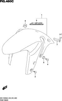 Front Fender (Gsx-S1000al9 E33)