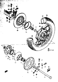 Rear Wheel (Gs1000c